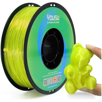 YOUSU TPU pavediens 1,75 mm caurspīdīgs Galaxy TPU