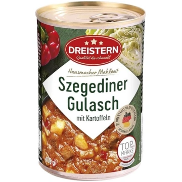 DREISTERN Szegediner Gulašs ar kartupeļiem, garšīg