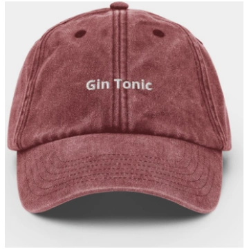 WASHED GIN TONIC. - RED
