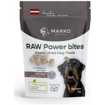 Marko Delights Raw Power Bites liofilizēti gardumi