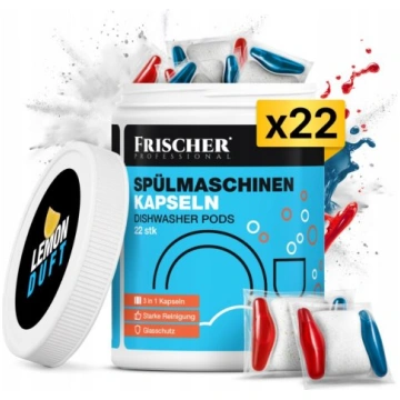 Frischer 3-in-1 dishwasher capsules, 22 pieces FRC