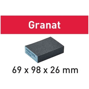 Festool slīpēšanas četrpusīgie klucīši Granat 69x9