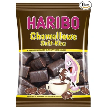 Haribo Chamallows Soft Kiss, 6 x 200 g iepakojums 