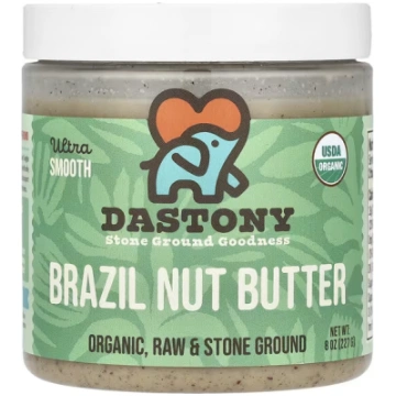 Dastony, Organic Brazil Nut Butter, Ultra Smooth, 