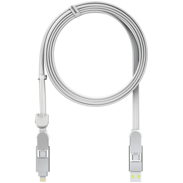 Kabel USB Rolling Square USB-C - Lightning 2 m Bia