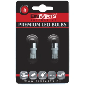 EinParts Auto LED Spuldzes W5W 6000K 12V - 2 gb