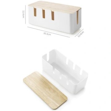 Citi mēbeļu piederumi,Cable Management Box | Balta