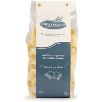 Pasta trafilata a bronzo Mezzi Paccheri del pastif