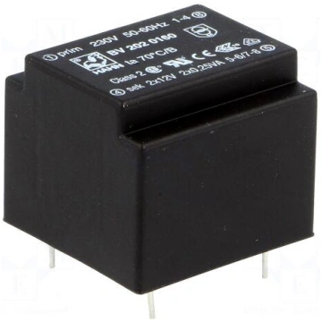 Transformer: encapsulated | 0.5VA | 230VAC | 12V |