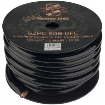 Ground Zero OFC Power cable 50mm2 15m black