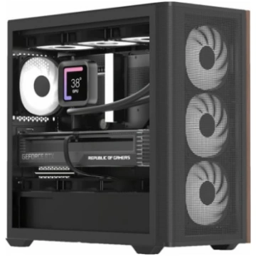 AeroCool Geh Mini D301A-G-BK-V2 (B/Wood/Micro-ATX)