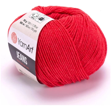 Adīšanas dzija YarnArt Jeans 50g, krāsa 26