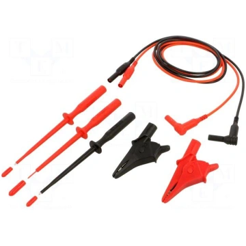 Test leads | 1.4m | black,red | banana 4mm plug,bo