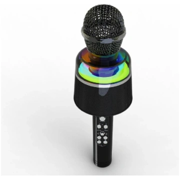 Gembird MICBT-01-BK Bezvadu karaoke mikrofons, mel