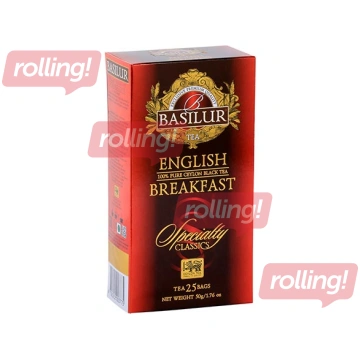 Tēja melnā Basilur English Breakfast, 25 pac