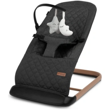 Bērnu šūpuļkrēsls Kidwell Laro Black/Wooden