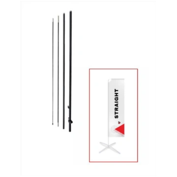 Pludmales karogu masts-STRAIGHT m