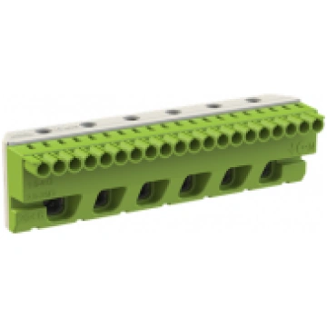ZK206G 63A spaiļu bloks PE20x4+6x25mm 1SPE007715F9
