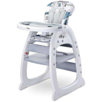 Caretero Table Homee Art.55519 Grey Barošanas krēs