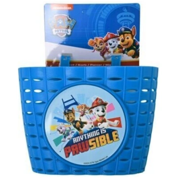 Plastmasas velosipēda grozs Paw Patrol, zils, Blau