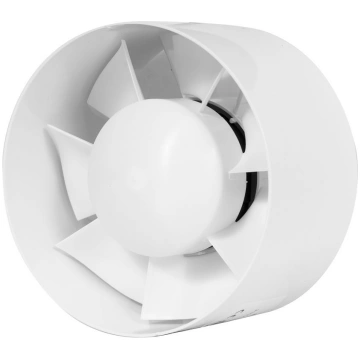 Ventilators Europlast E-Extra kanāla, ø 125, balts