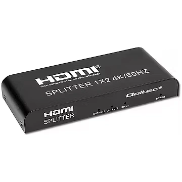 Qoltec Active HDMI Splitter 2 x HDMI 4Kx2K, 6bps (