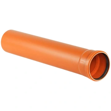 Caurule ar uzmavu 160 x 1m PVC SN4 Wavin