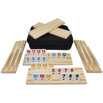 MIDOLITE Rummy kauliņu spēle ar 6 koka plauktiem P