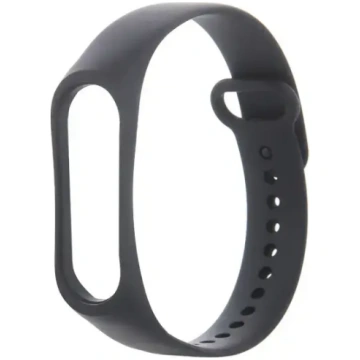 Silikona siksna Xiaomi Mi Band 3 | 4 melna TFO