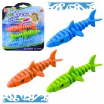 LEAN Toys Shark Diving Bath Toys Colorful 3 pcs. R