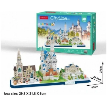 Cubicfun Puzzle 3D City Line Bawaria | GXP-687411 
