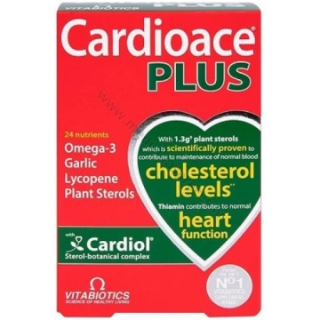 Cardioace Plus. Iepakojumā 60 kapsulas