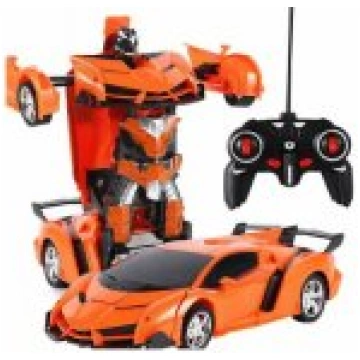 LEAN Toys _6951296 Auto Robot Transformer + Remote