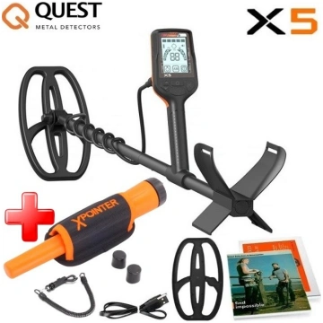 Metāla detektors Quest X5 + Quest Xpointer