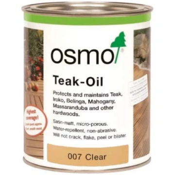 Osmo 007 Eļļa terasēm 2.5L Tīkkoks-bezkrāsaina