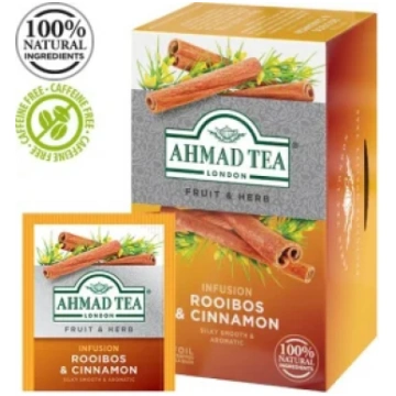 Tēja AHMAD Rooibos & Cinnamon, 20 tējas maisiņi fo