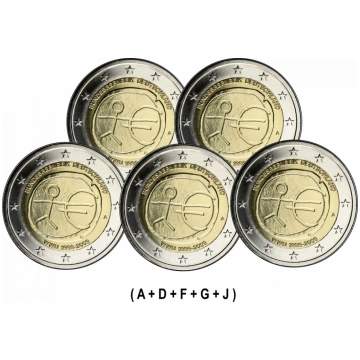 Germany 2 Euro 2009 - EMU (All 5 mints, A D F G J)