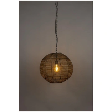 Pendant Lamp Meezan Black M Zuiver, DUTCH BONE, Wh