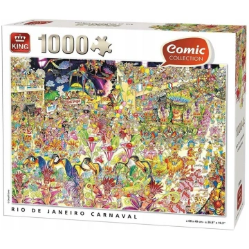 KING CARNAVAL PUZZLE RIO DE JANEIRO 1000 el 61