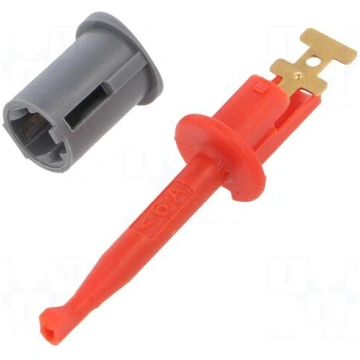 Clip-on probe | hook type | 6A | 60VDC | red | Gri