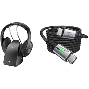 Sennheiser RS 120-W bezvadu austiņas uz ausīm ar k