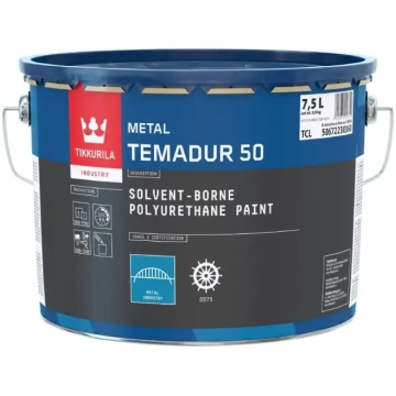 Tikkurila Temadur 50 pusspīdīga poliuretāna krāsa 