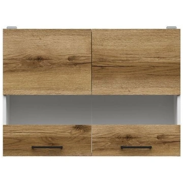 Virtuves skapis Junona Line, brūns Black Red White