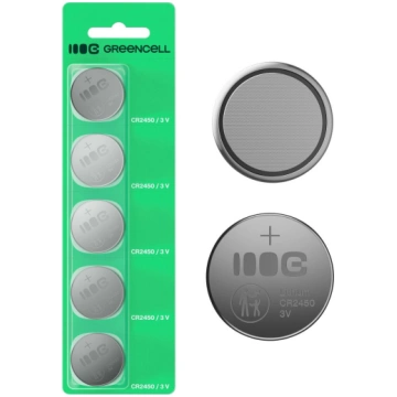 Greencell Blister 5x Lithium battery CR2450 3V 600