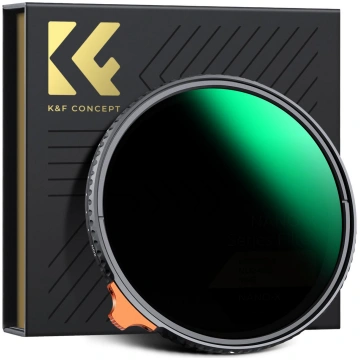 K&F Concept 82mm Variable ND Filter ND2-ND400 (9 S