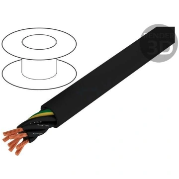 Wire; JZ-600; JZ; 5G10mm2; unshielded; 600V,1kV; C