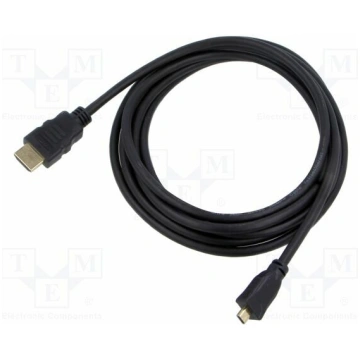 Cable; HDMI plug,micro HDMI plug; PVC; HDMI 2.1; L