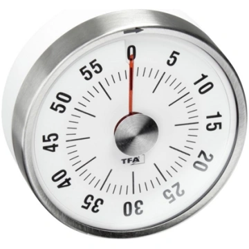 TFA 38.1028.02 silver puck kitchen timer 38.1028.0