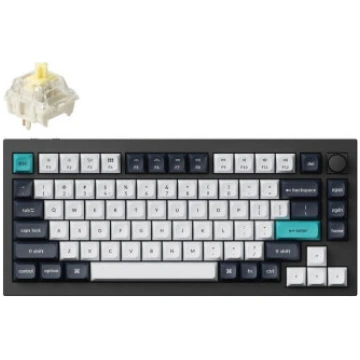 KEYBOARD WRL Q1 MAX RGB/CARBON BLACK Q1M-M4 KEYCHR