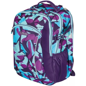 Skolas mugursoma Herlitz Ultimate CamoPurple
